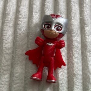 Red Superhero Figurine Owlette with Silver Mask - PJ Masks